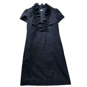 NWT J.Crew Factory Madeline Wool Dress Size 10 Black, Wool blend, Pockets